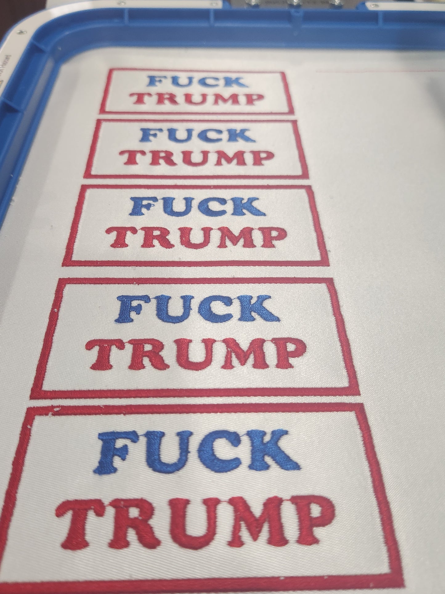 Fuck Trump Embroidered Patch