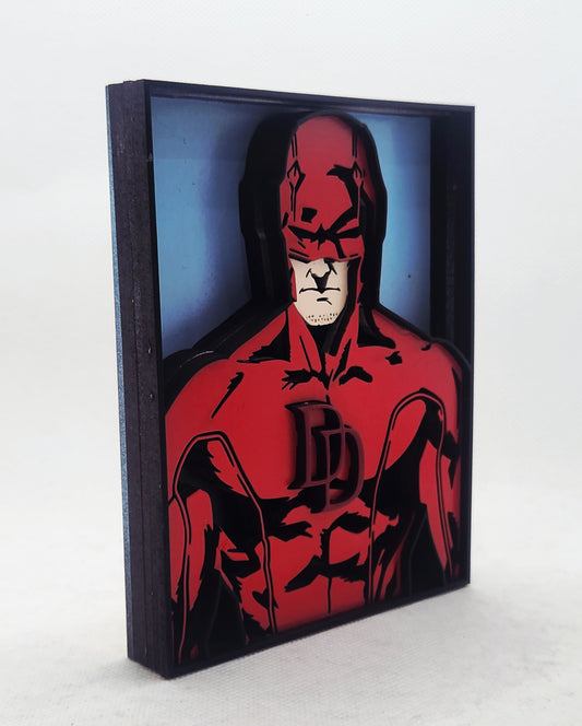 3-D Layered Dare Devil Art