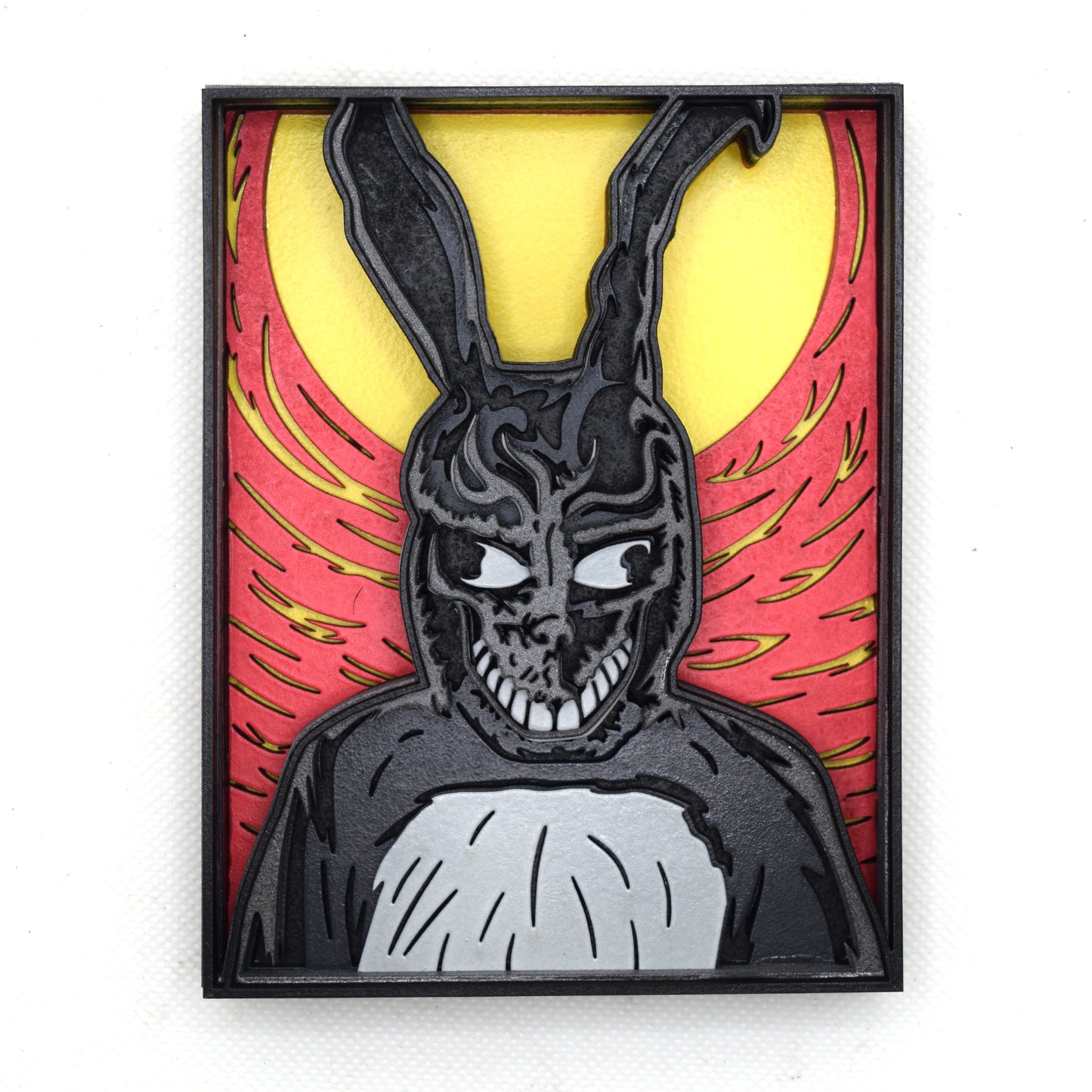 3-D Layered Frank Donnie Darko Art