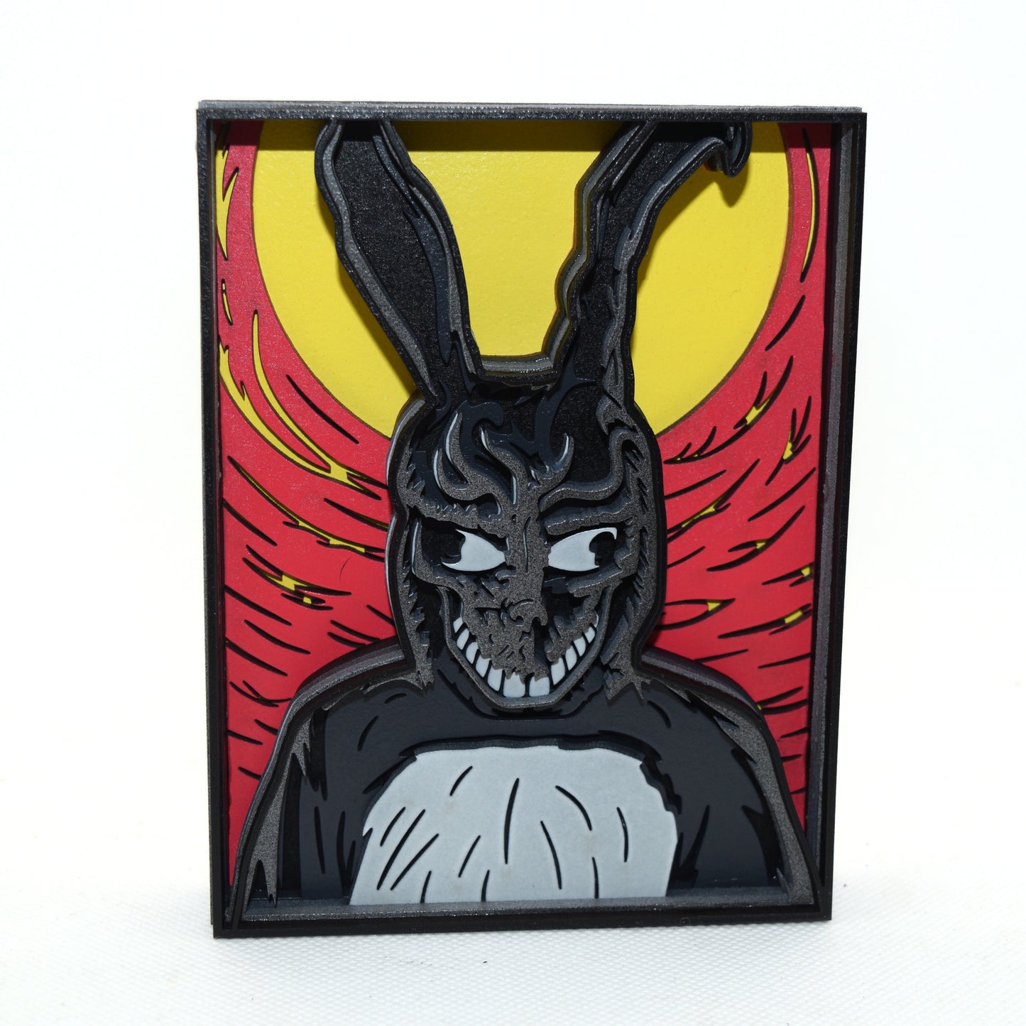 3-D Layered Frank Donnie Darko Art Front