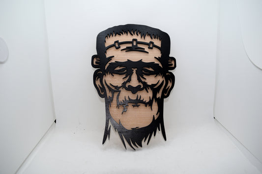 2 Layer Frankenstein's Monster Wooden Art