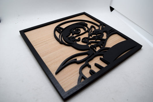 2 Layer Speed Racer Wooden Art