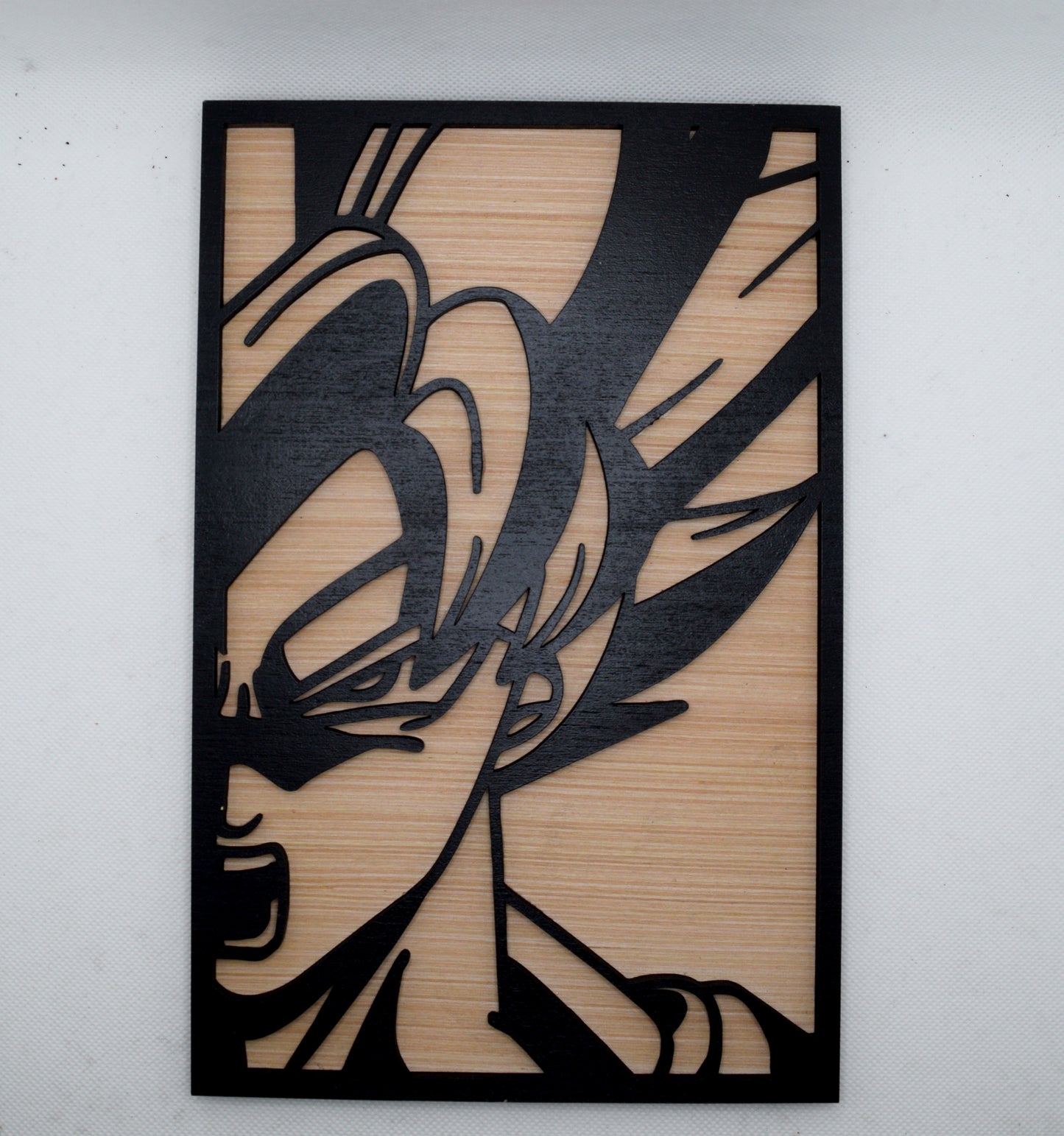 2 Layer Dragon Ball Z Goku Wooden Art