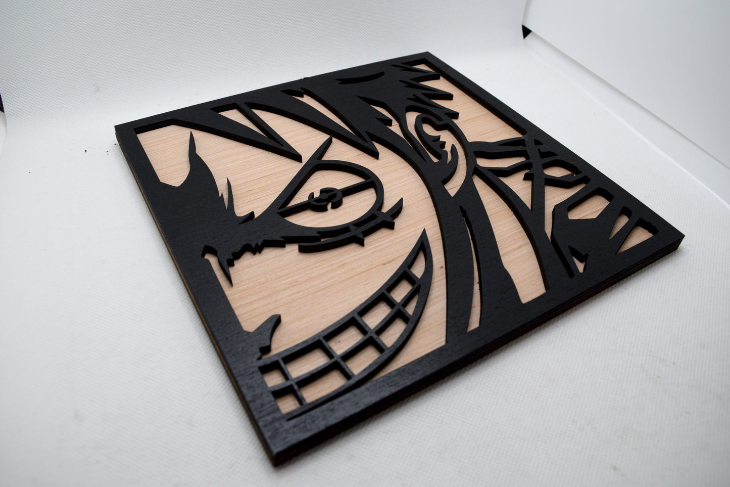 2 Layer Luffy Half Wooden Art