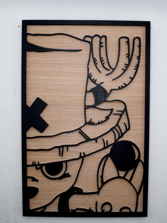 2 Layer Chopper Wooden Art