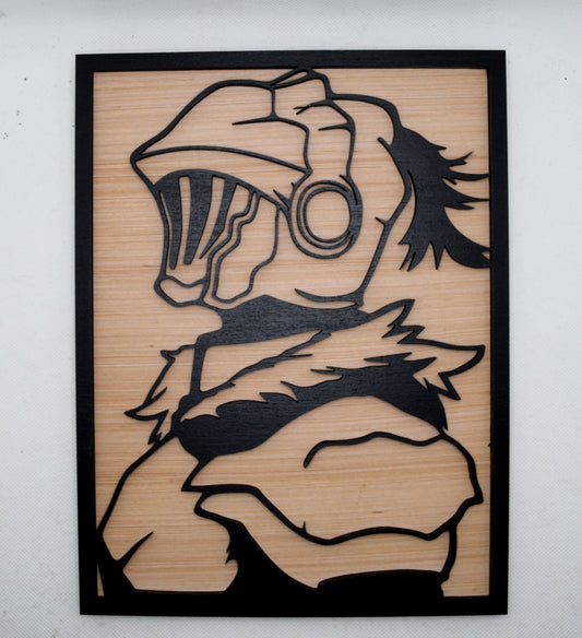 2 Layer Goblin Slayer Wooden Art