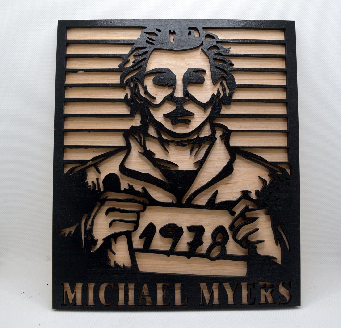 2 Layer Michael Myers Wooden Art