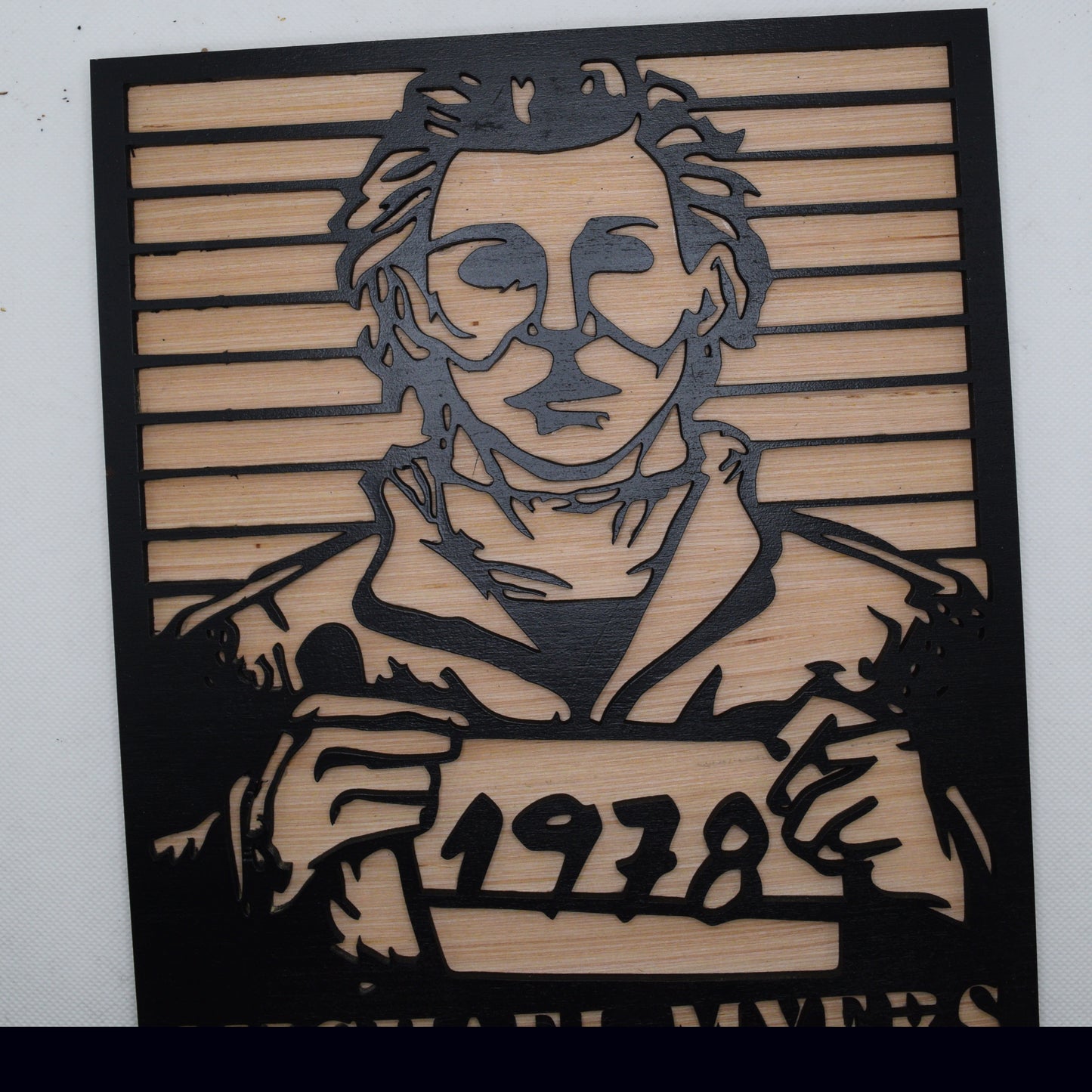 2 Layer Michael Myers Wooden Art