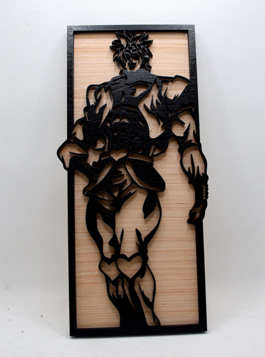 2 Layer Dio Brando Wooden Art