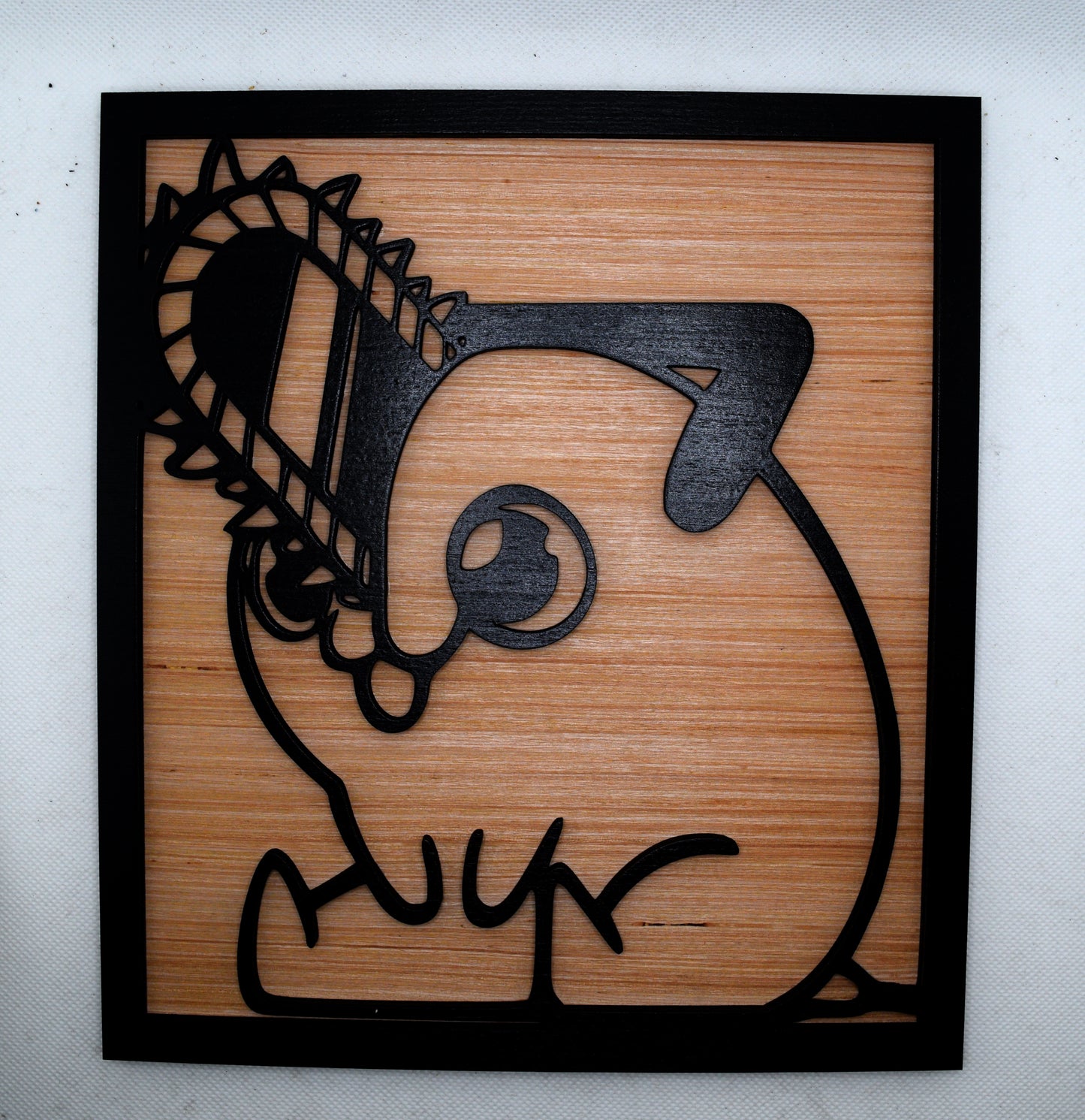 2 Layer Pochita Wooden Art