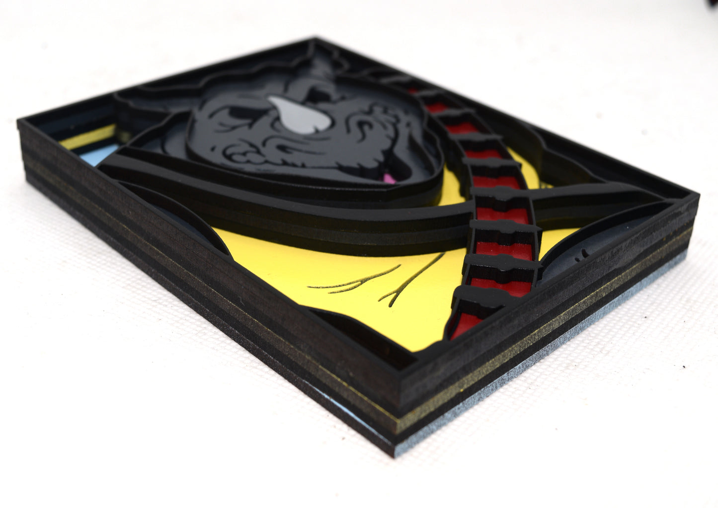 3-D Layered Rocksteady (TMNT) Wooden Art