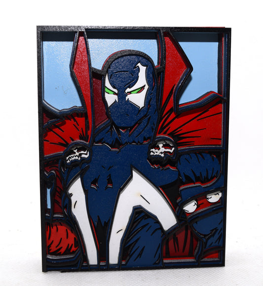 3-D Layered Spawn Wooden Art