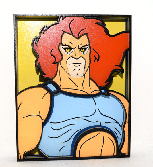 3-D Layered Thundercats Lion-O Wooden Art