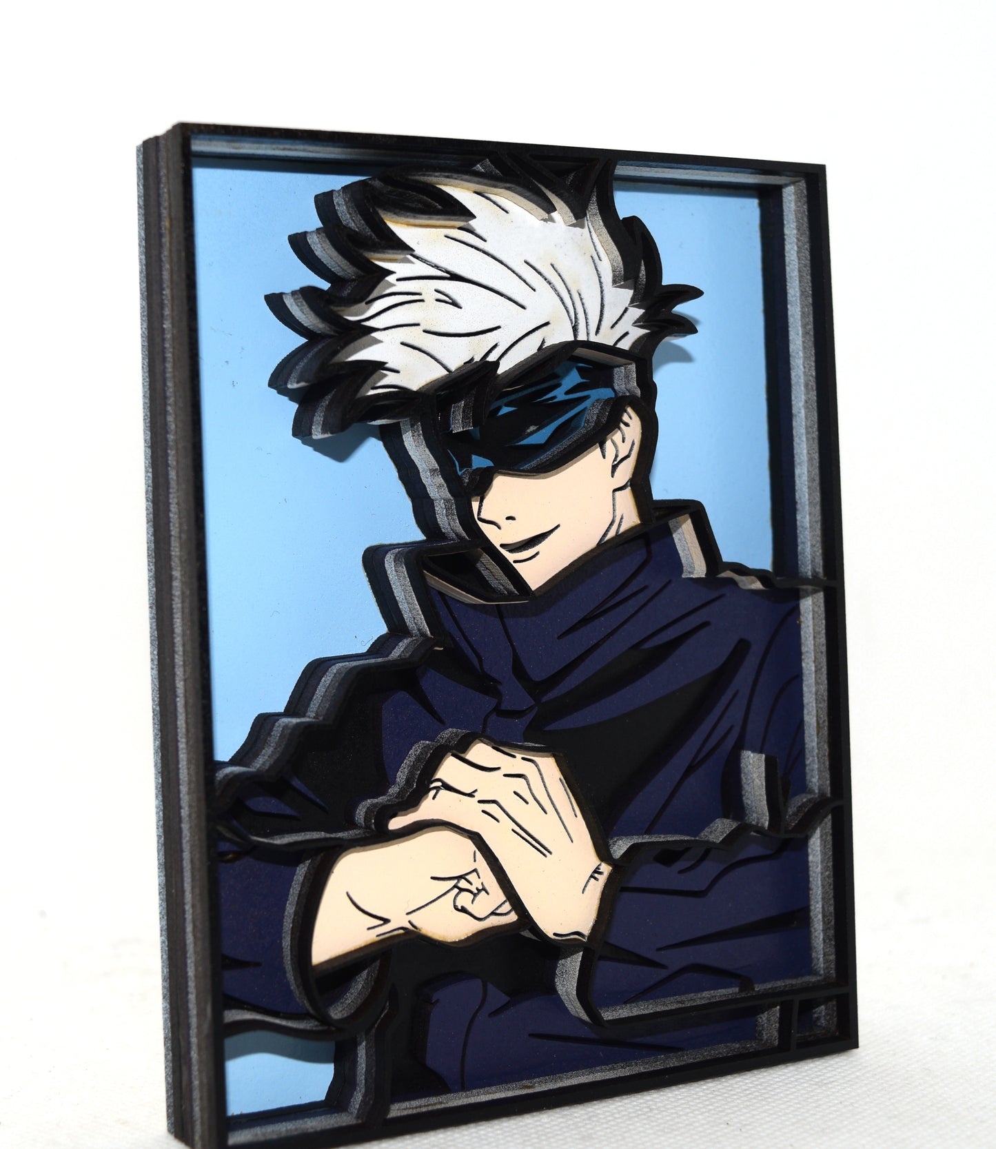 3-D Layered Gojo Satoru Wooden Art