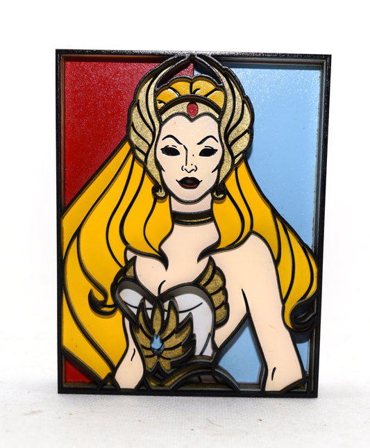3-D Layered She-Ra Wooden Art