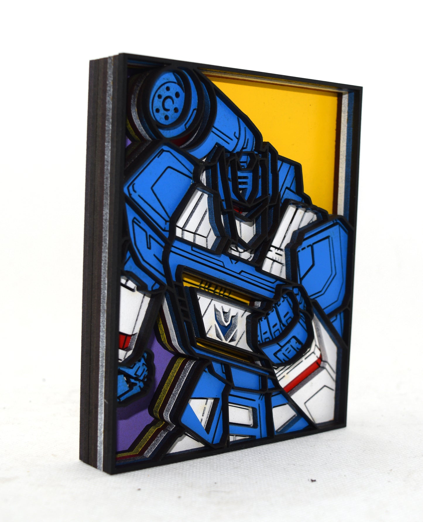3-D Layered Soundwave (Transformers) Wooden Art