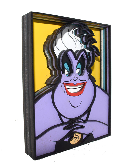 3-D Layered Ursula Wooden Art