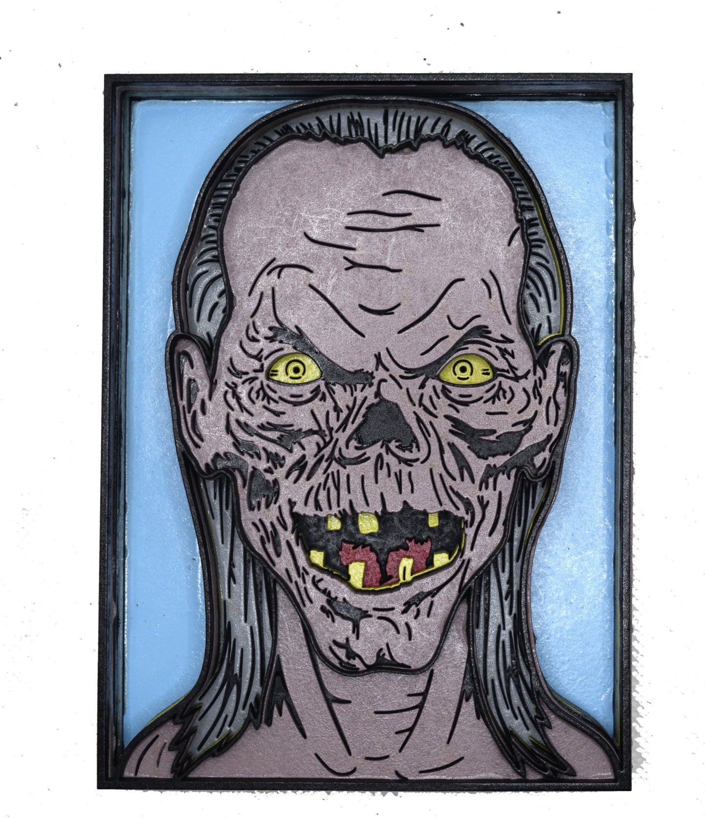 3-D Layered Crypt Keeper Art