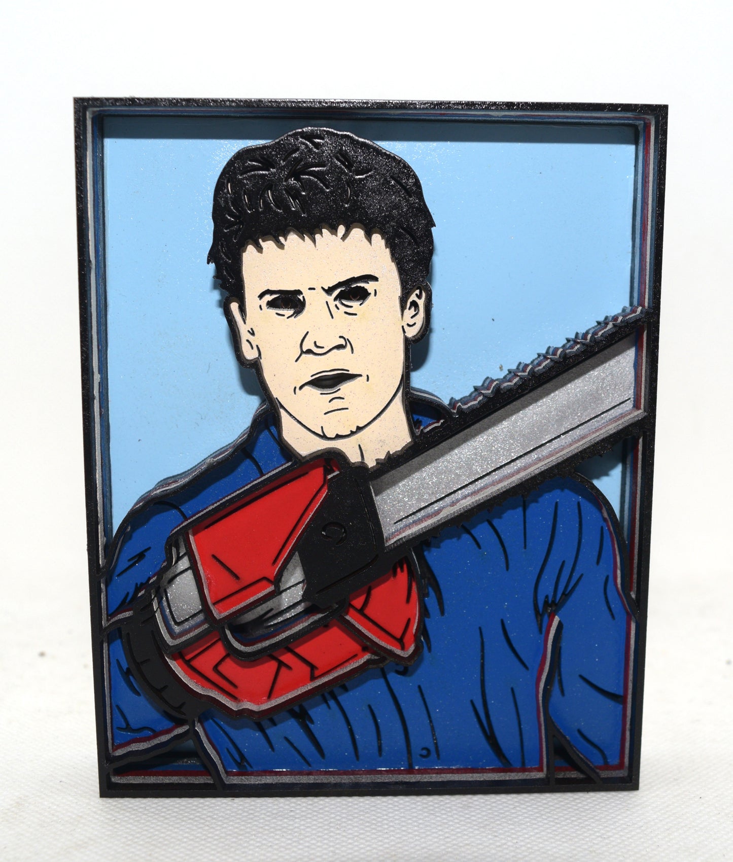 3-D Layered Ash Evil Dead Art