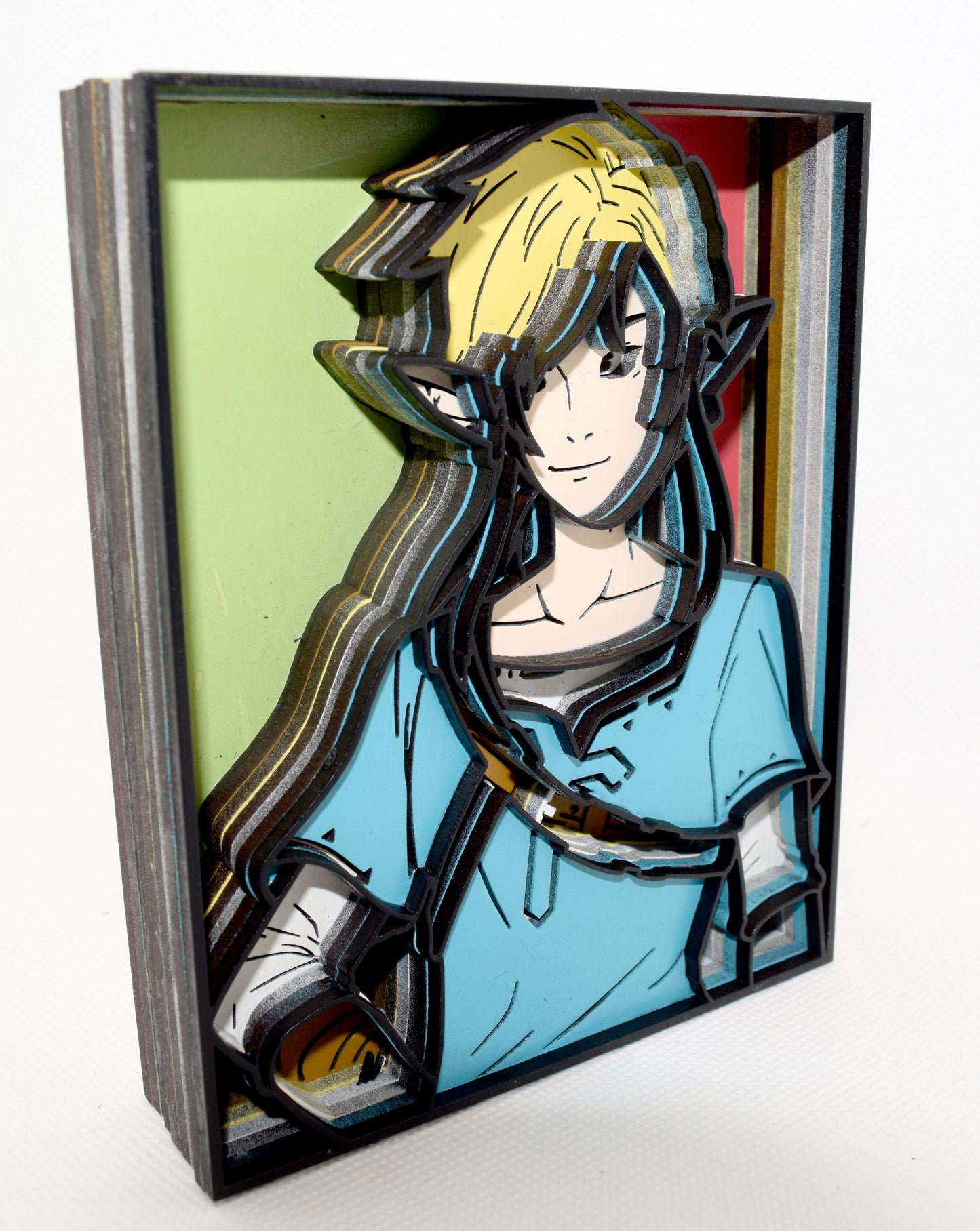 3-D Layered Link Wooden Art