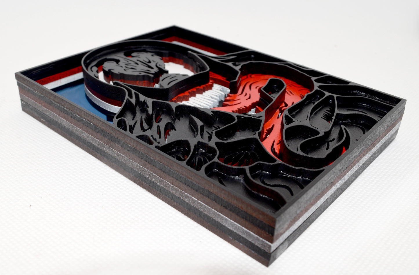 3-D Layered Venom Wooden Art