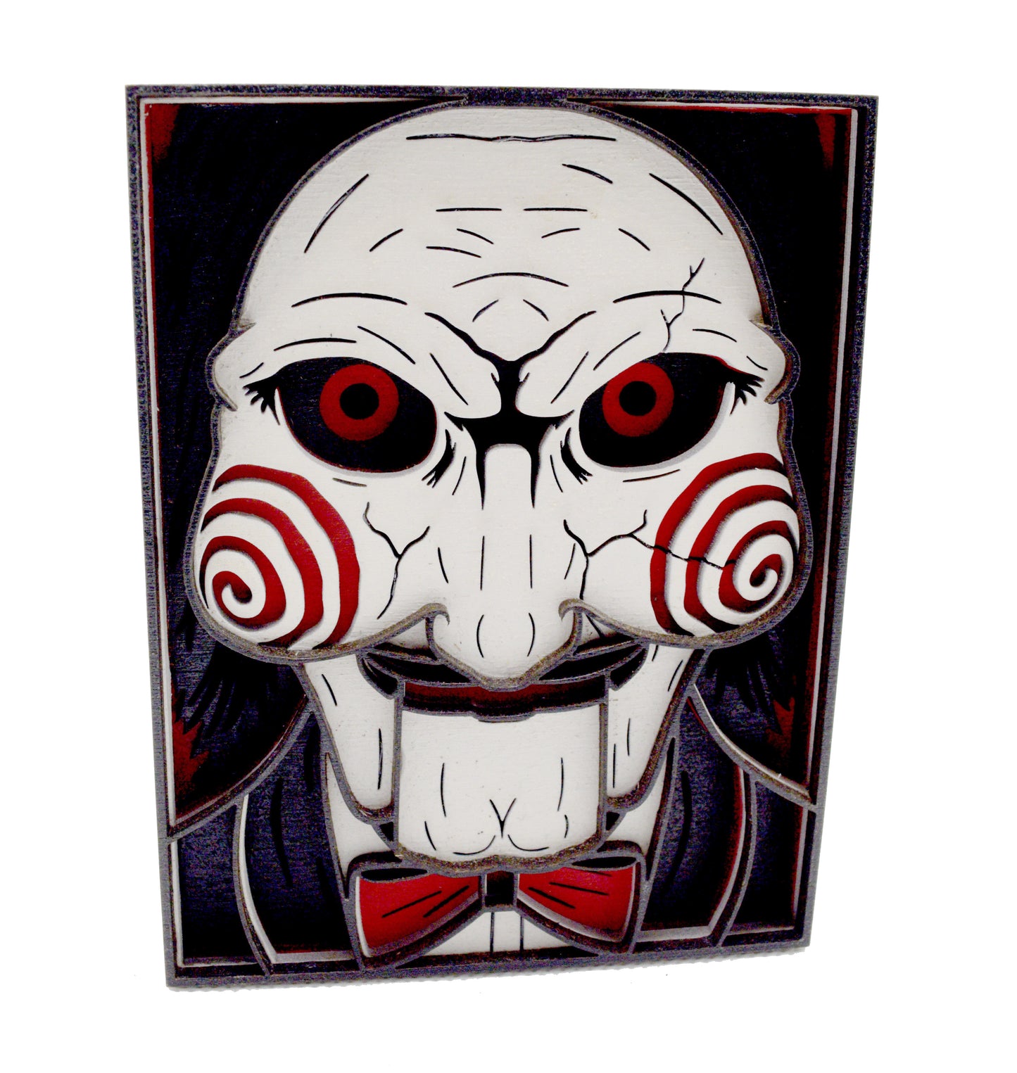3-D Layered Billy The Puppet Wooden Art