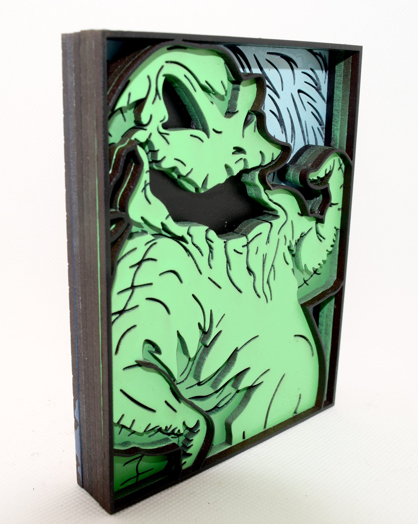 3-D Layered Oogie Boogie Wooden Art