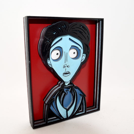 3-D Layered Victor (Corpse Bride) Wooden Art