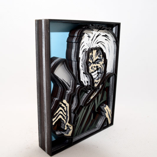 3-D Layered Eddie (Iron Maiden) Wooden Art