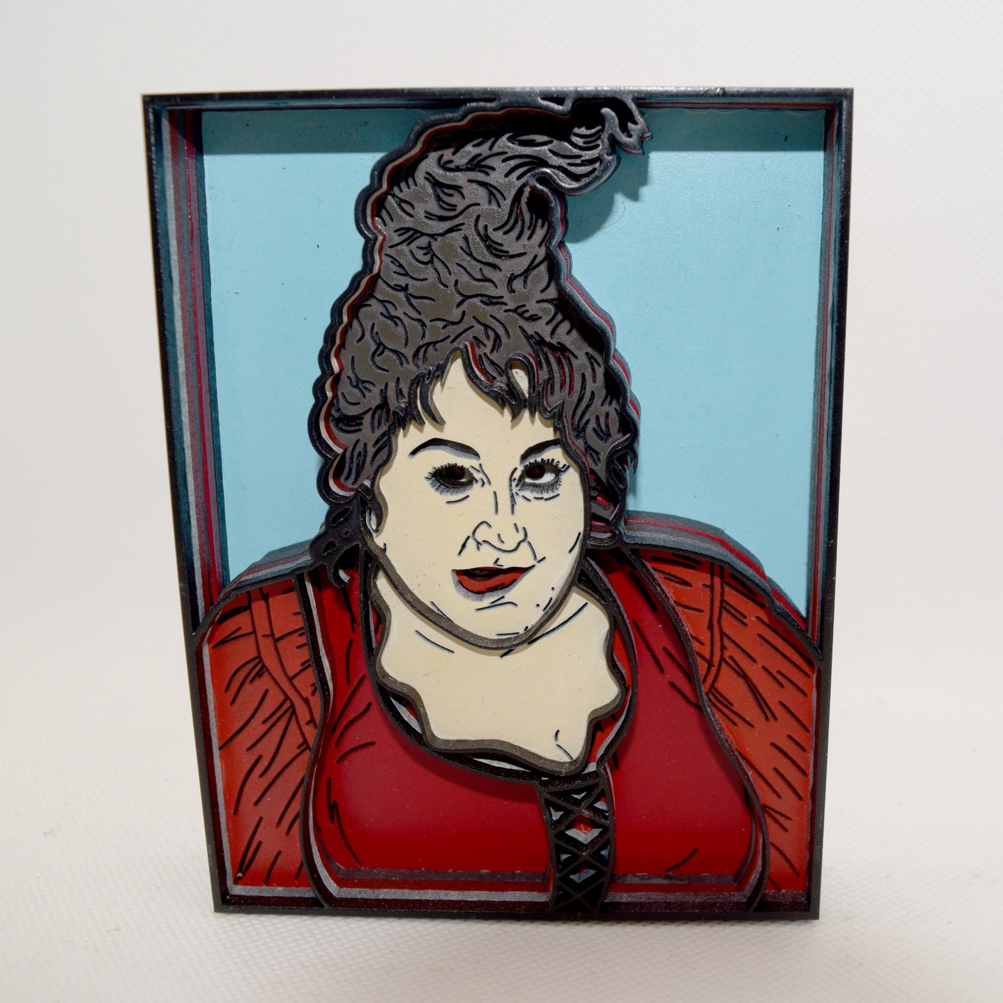 3-D Layered Mary Sanderson (Hocus Pocus) Wooden Art