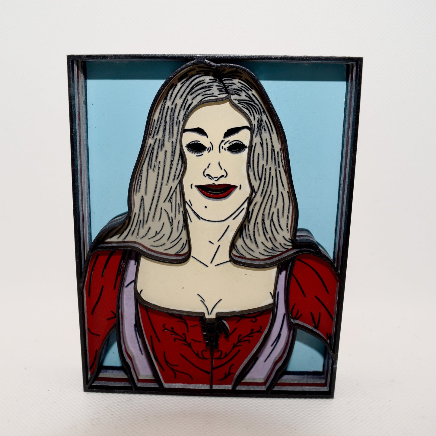3-D Layered Sarah Sanderson (Hocus Pocus) Wooden Art