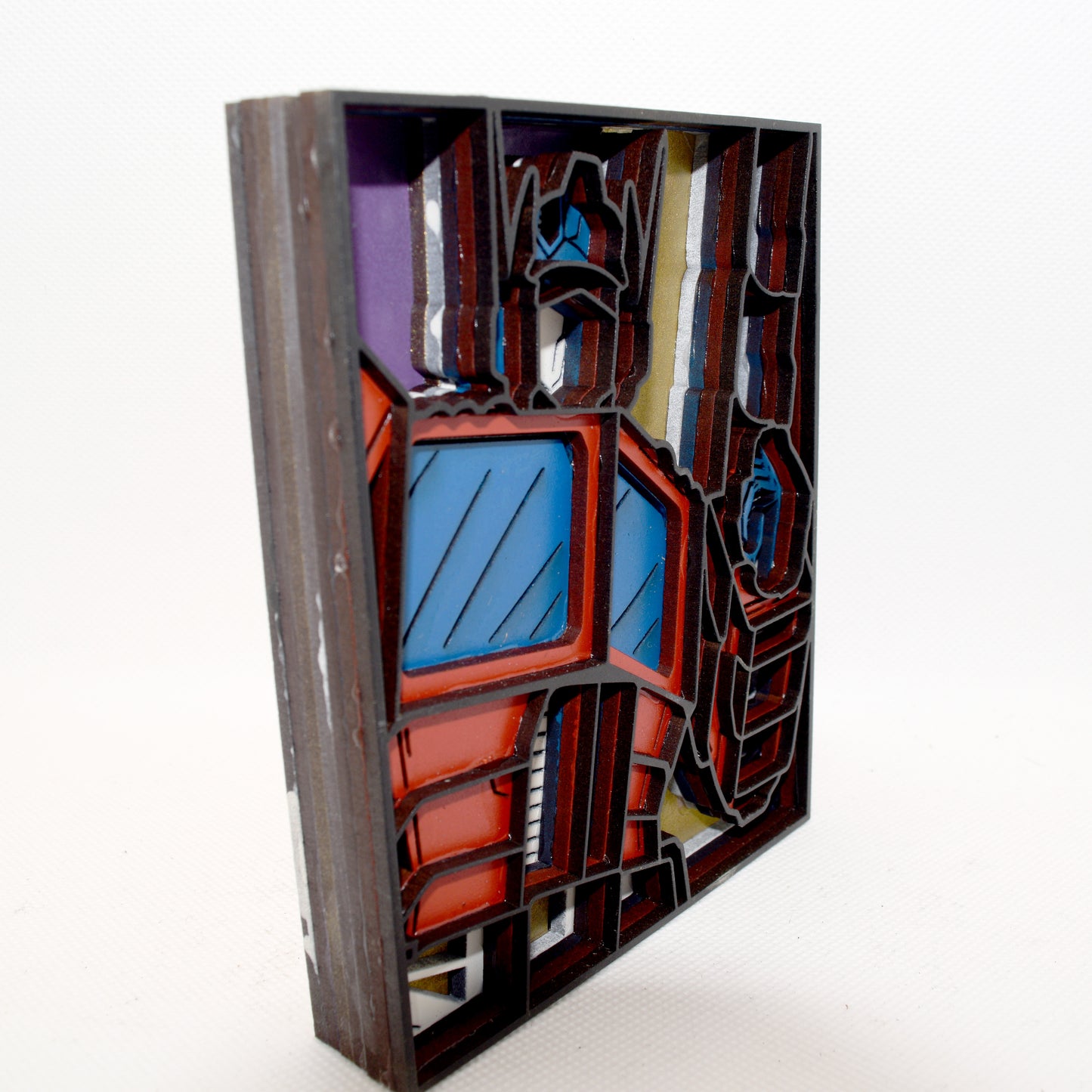3-D Layered Optimus Prime (Transformers) Wooden Art