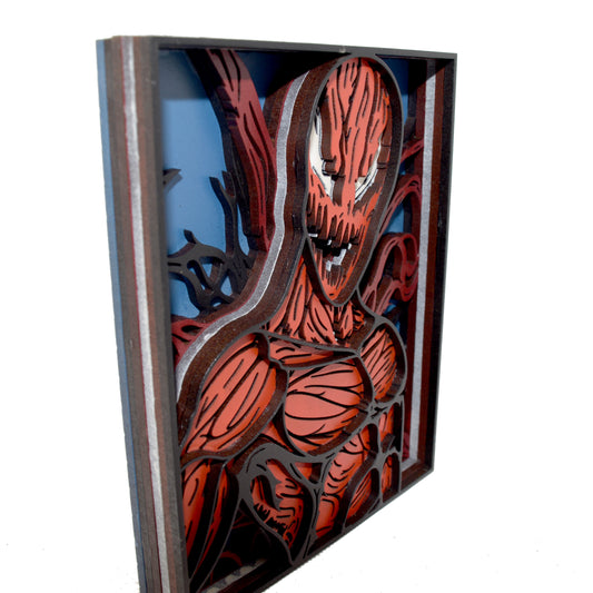 3-D Layered Carnage Wooden Art
