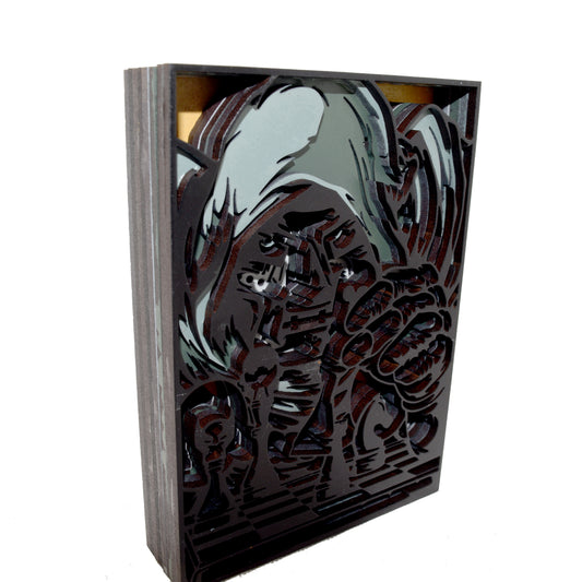 3-D Layered Doctor Doom Wooden Art