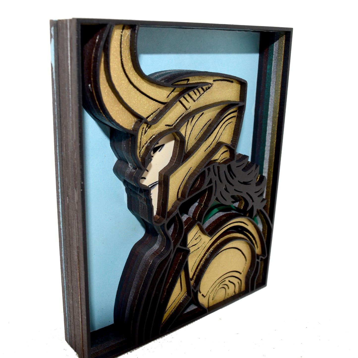 3-D Layered Loki Wooden Art