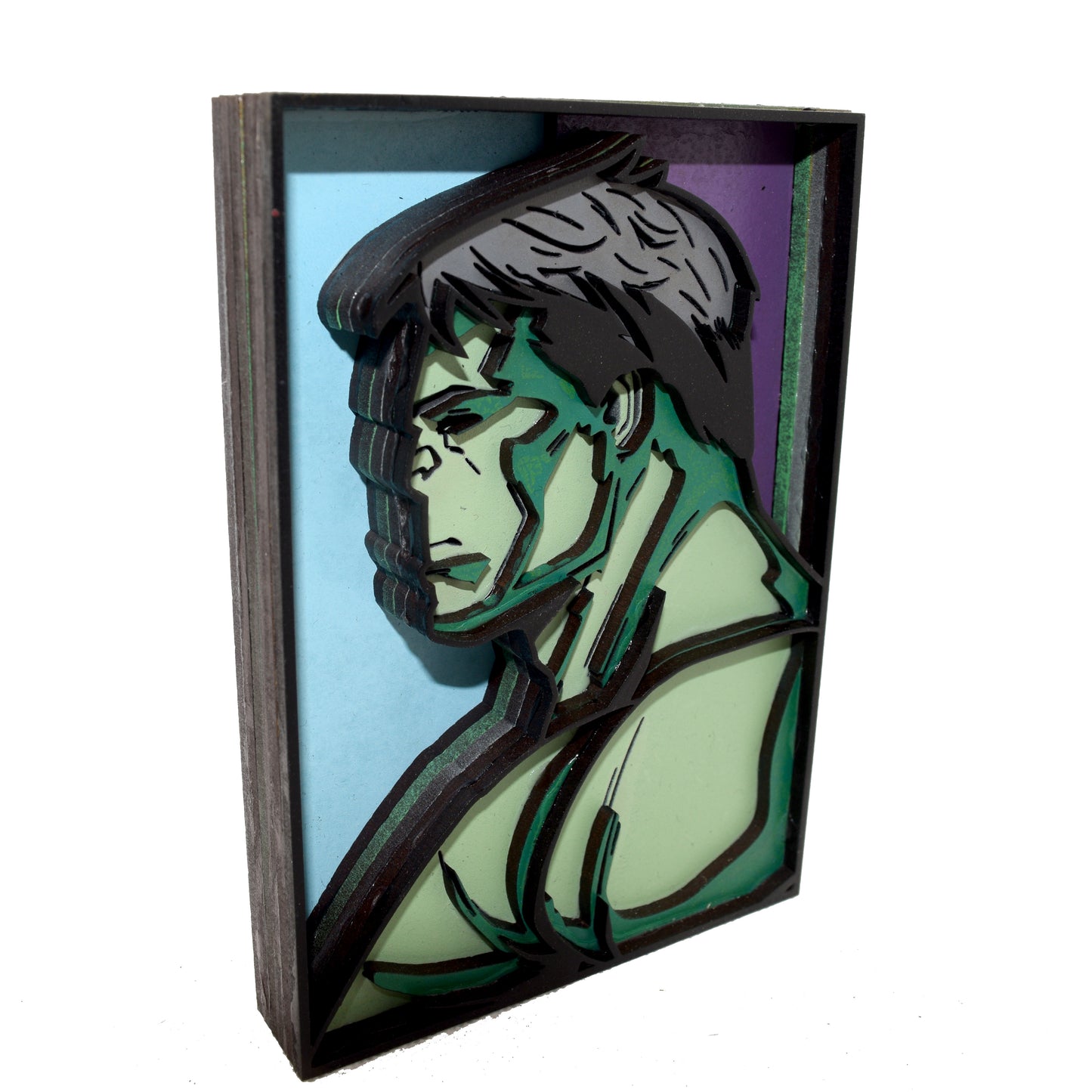 3-D Layered Hulk Wooden Art