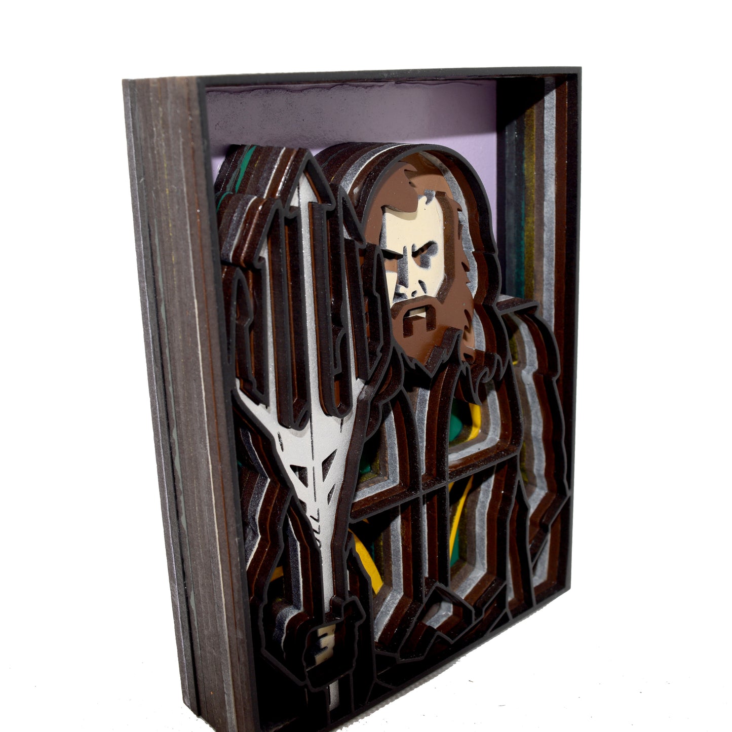 3-D Layered Aquaman Wooden Art