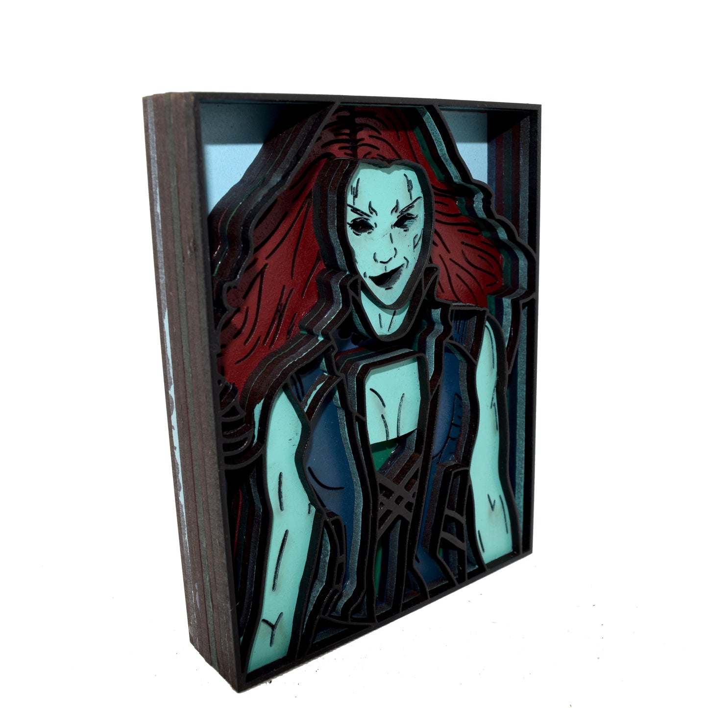 3-D Layered Gamora Wooden Art