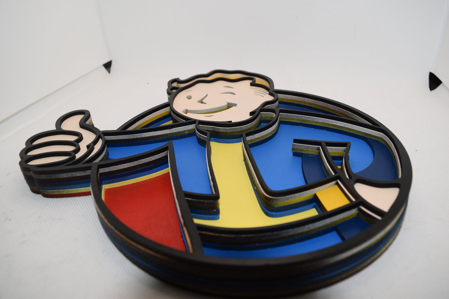3-D Fallout Vault Boy Layered Art
