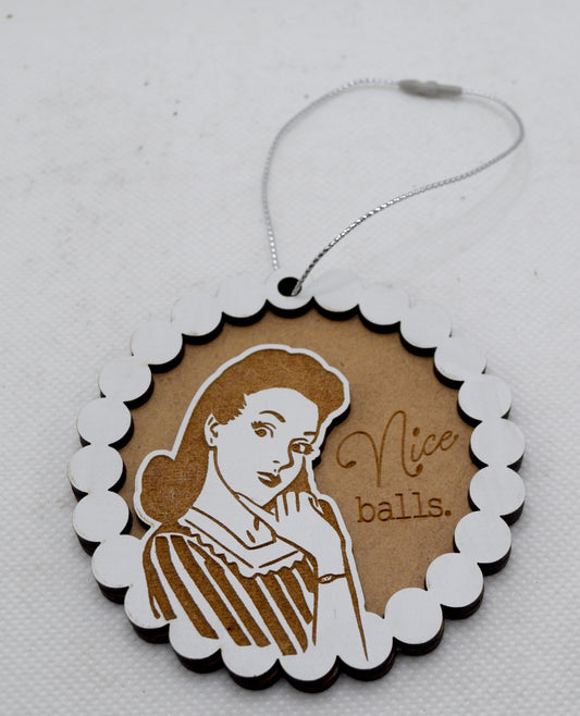 Nice Balls Retro Ornament