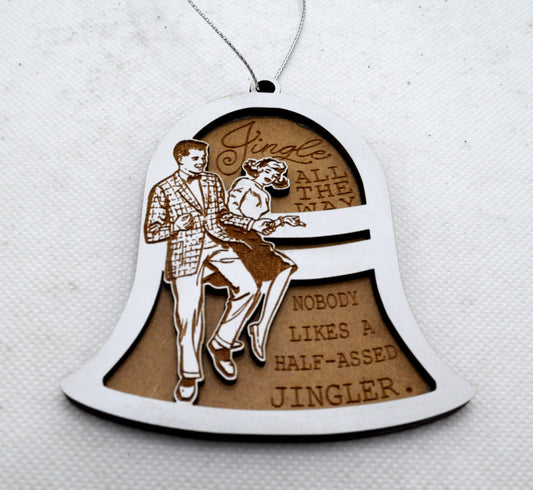 Jingle All The Way Retro Ornament
