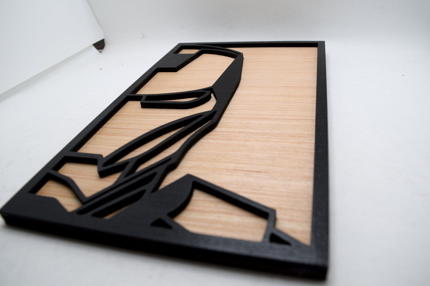 2 Layer Ironman Wooden Art