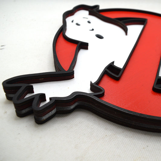 Ghost busters logo Detail showing side
