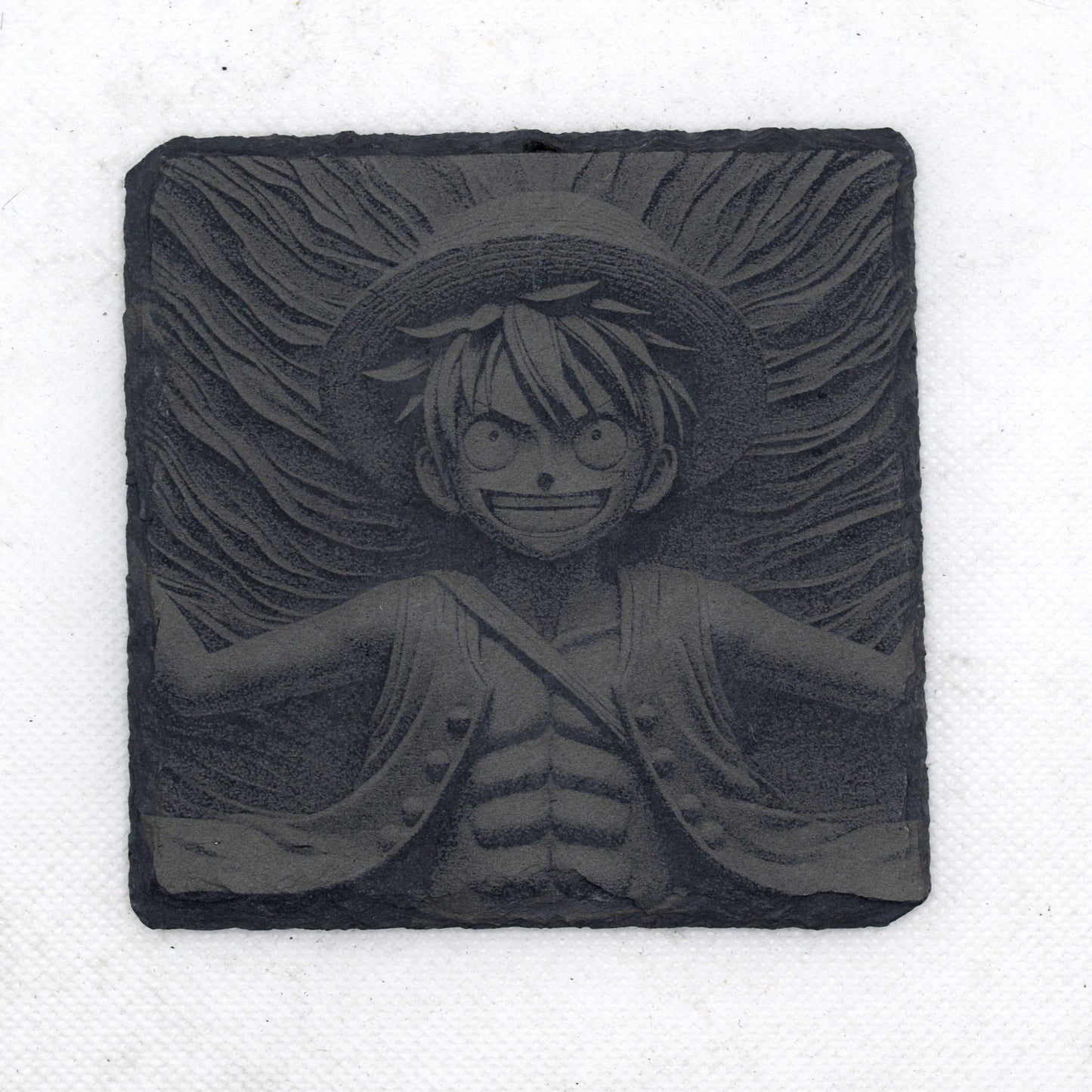 One Piece Luffy Slate Coaster view 2