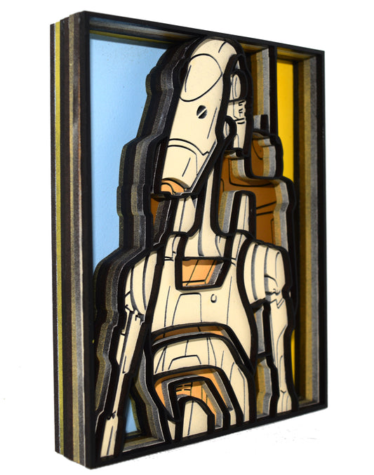 Star Wars B-1 Droid Sideview