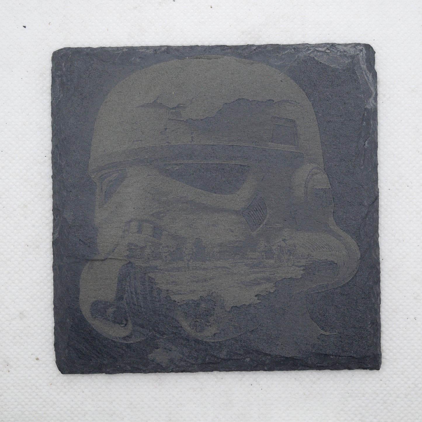 Star Wars Storm Trooper Double Exposure Slate Coaster