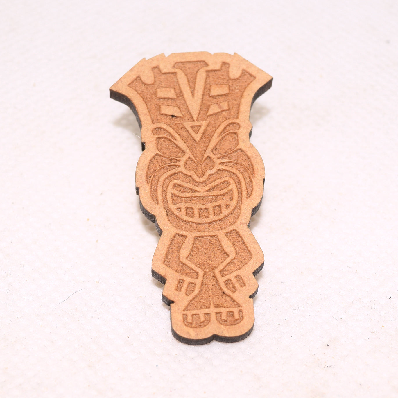 Tiki God 3 Wooden Lapel Pin