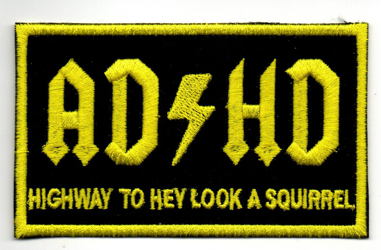 ADHD Highway Embroidered Patch