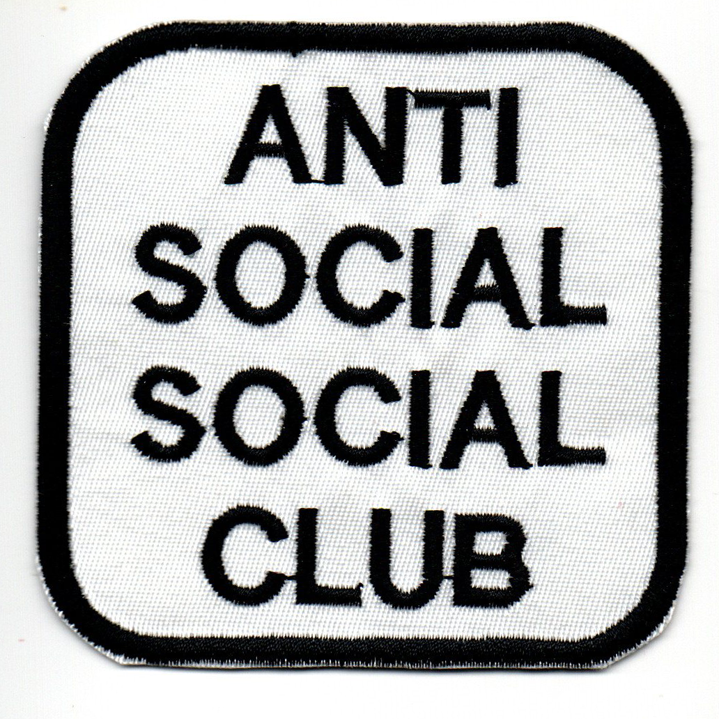 Anti Social Social Club Embroidered Patch