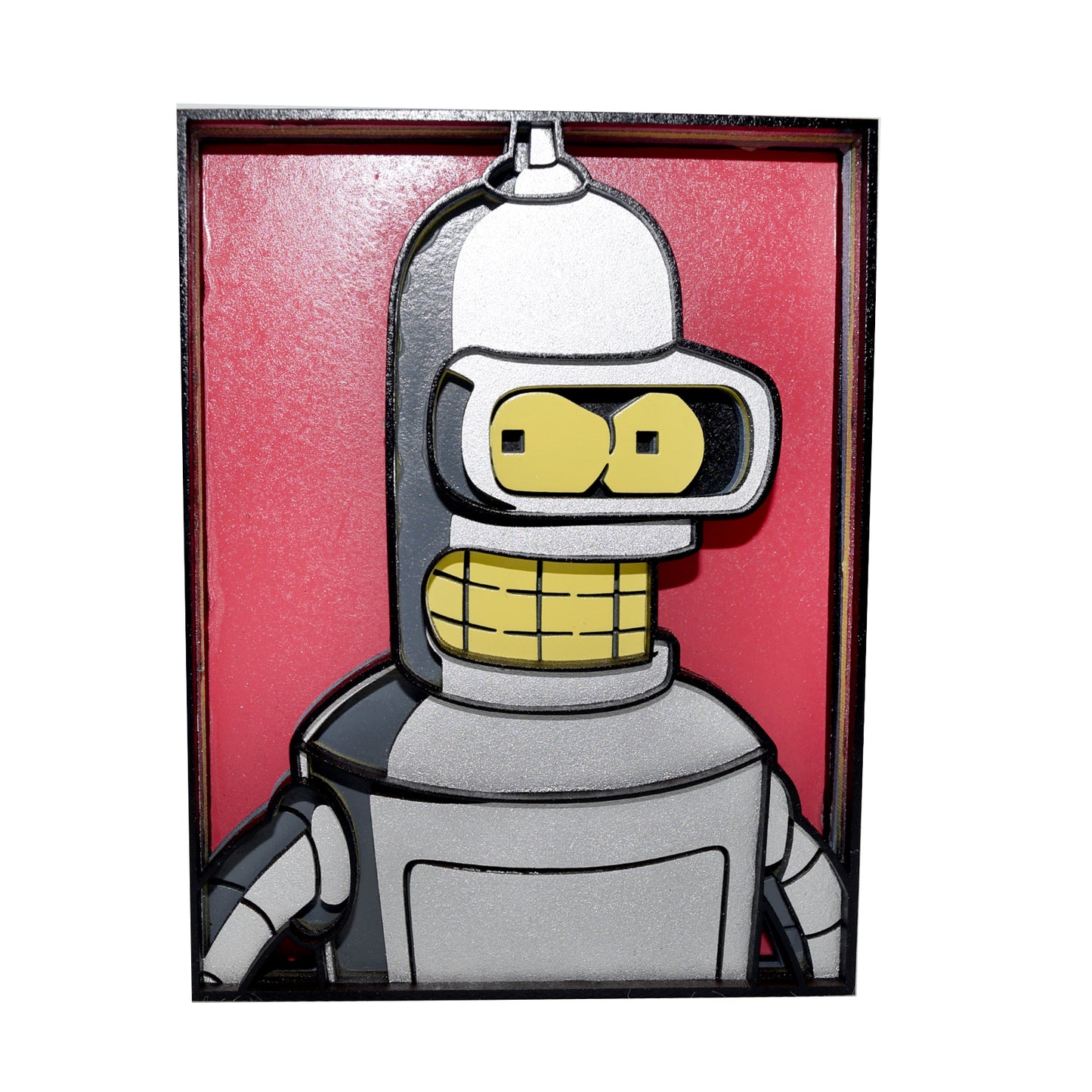 3-D Layered Bender (Futurama) Art